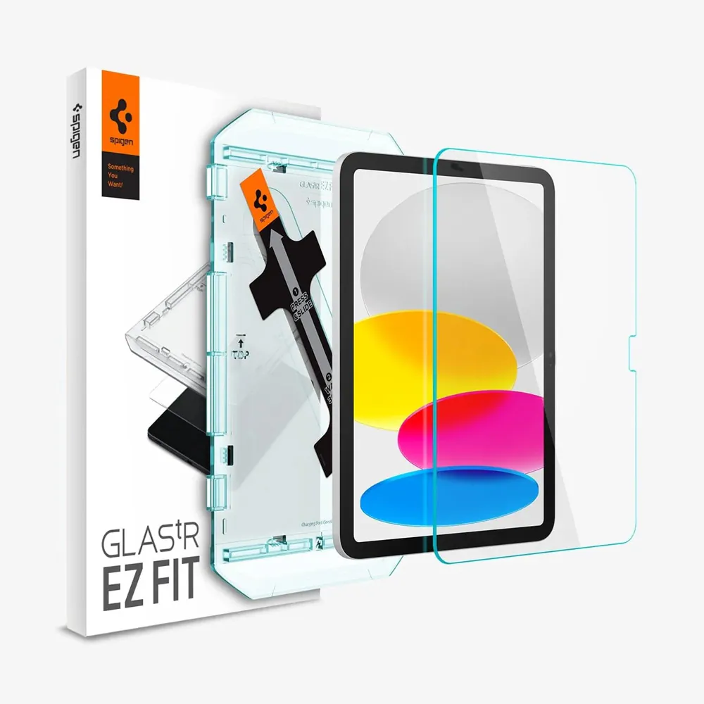 Spigen GlastR EZ FIT skärmskydd för iPad 11 (2025) / iPad skydd i härdat glas / displayskydd