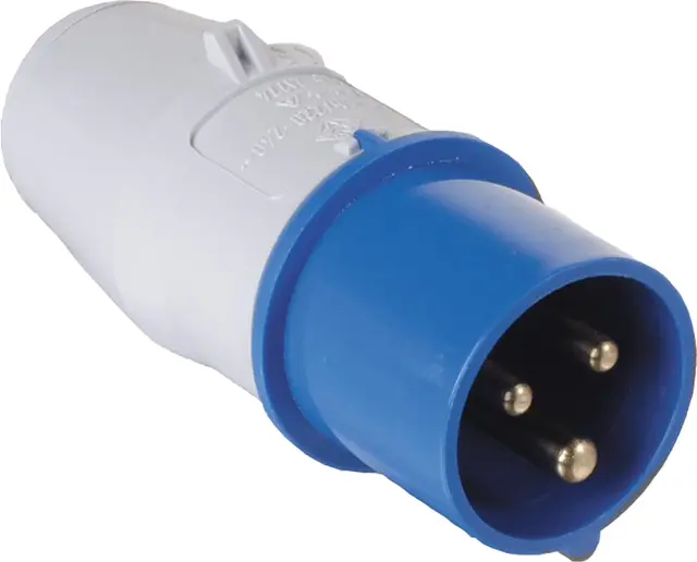Støpsel 3-Pol Cee 230V/16A (n)