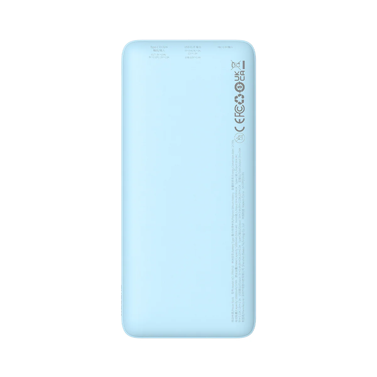 Baseus Airpow 20W 10000mAh Power Bank - Blå, bild 2