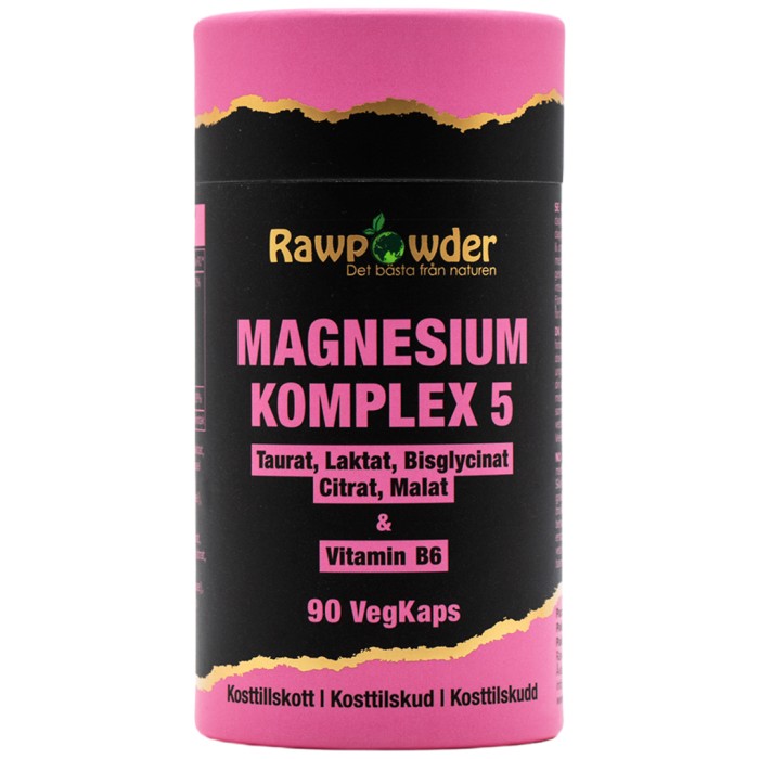 Rawpowder Magnesium Komplex 5, 90 kapslar