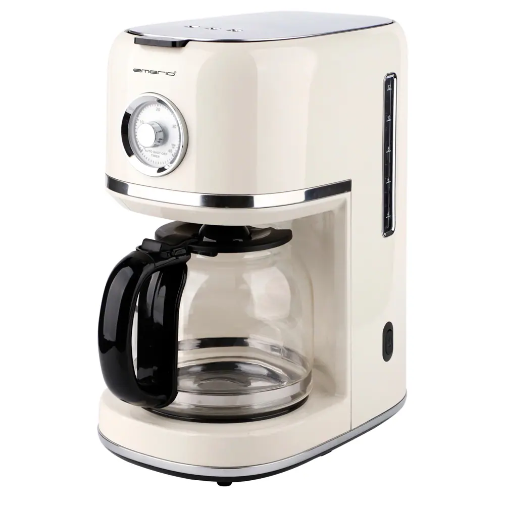 Emerio CME-133280.1, Droppande kaffebryggare, 1,5 l, 900 W, Gräddfärgad