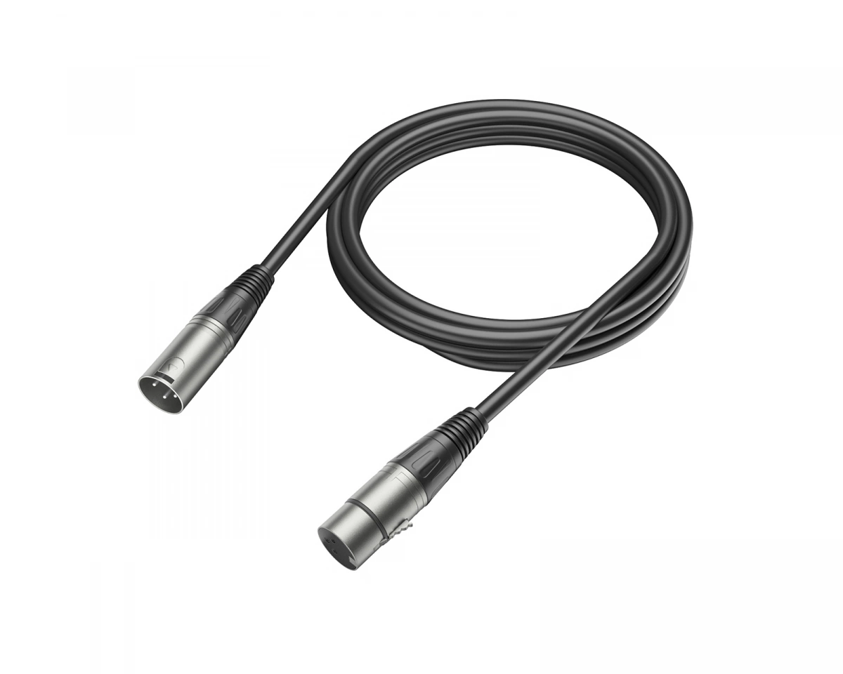 Fifine XLR Kabel - 3pin - 1.8 Meter - Svart