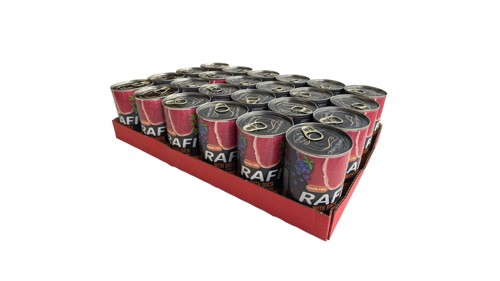 Rafi - 24x Dogfood Duck, Blueberries & Cranberries 400g - Bundle (61043), bild 3