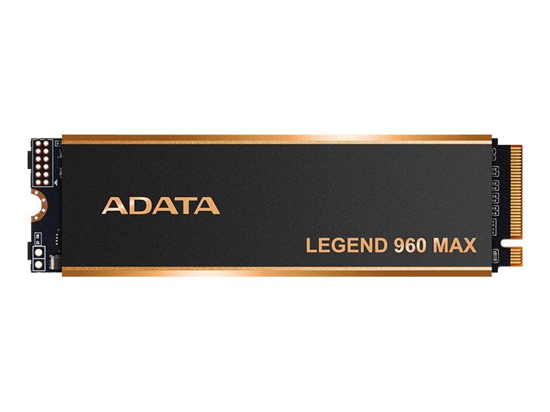 ADATA Legend 960 MAX - SSD - 1 TB - inbyggd - M.2 2280 - PCIe 4.0 x4 (NVMe) - 256 bitars AES - integrerad kylfläns
