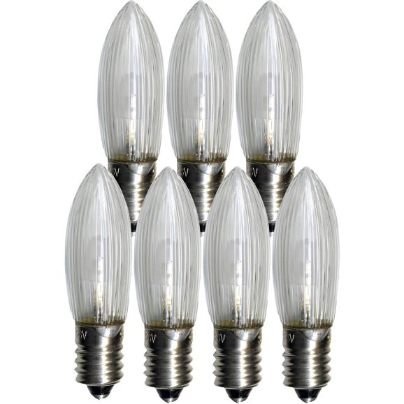 Ledsavers Reservlampa till Adventsljusstakar LED 7-pack