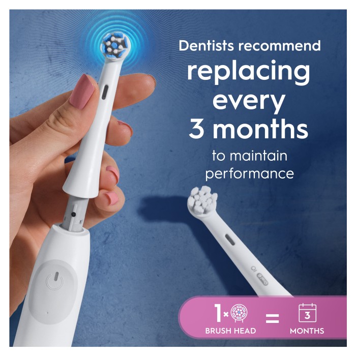Oral-B iO Gentle Care borsthuvuden 8 st, vita, bild 4