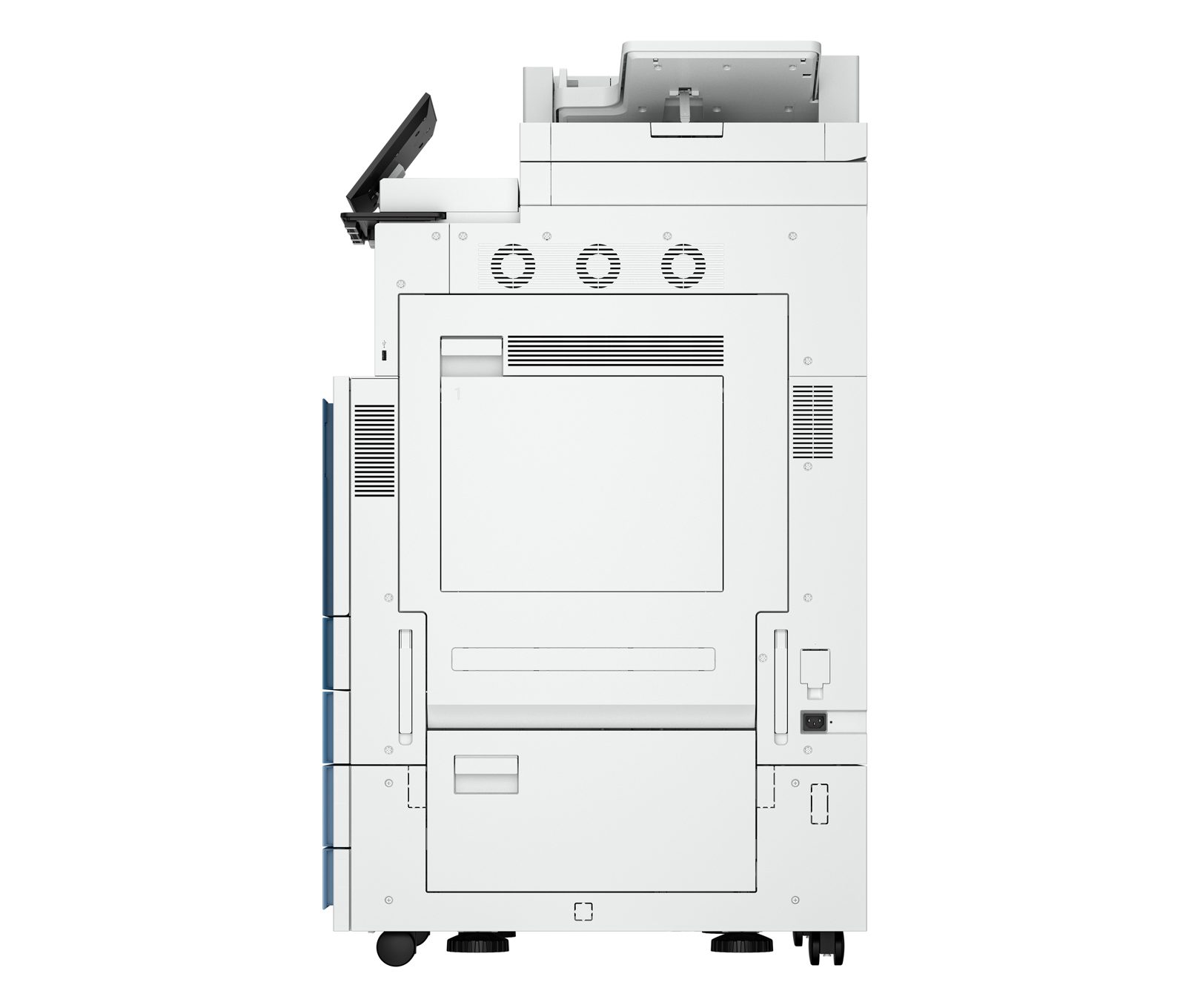 HP Color LaserJet Enterprise Flow MFP 8801z, färglaserskrivare + scanner + kopiator + fax, 60/60 ppm, A3, duplex, display, USB/LAN, AirPrint, bild 3