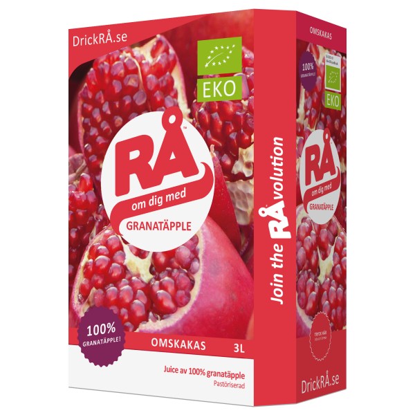 RÅ Granatäpple EKO, 3000 ml