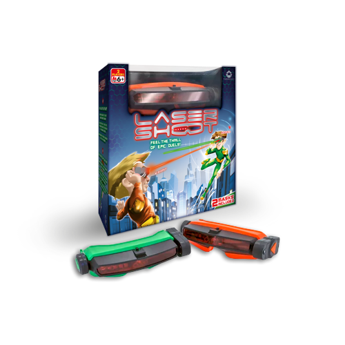 Laserspel "Funhouse Laser Shoot", 2 masker