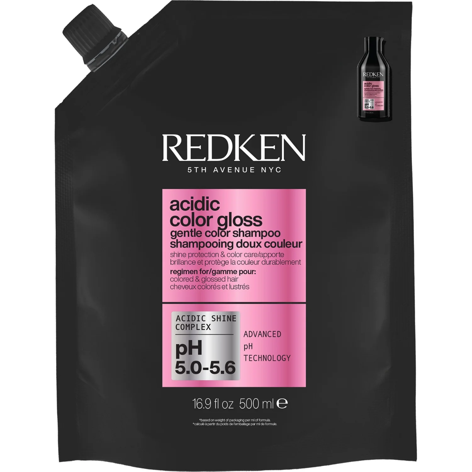 Redken Acidic Color Gloss Shampoo 500 ml Refill, bild 2