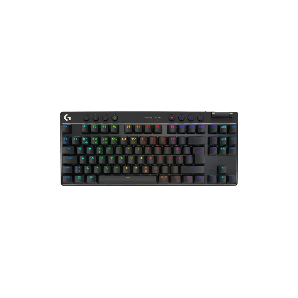 Logitech G Pro X TKL trådlöst gamingtangentbord, svart