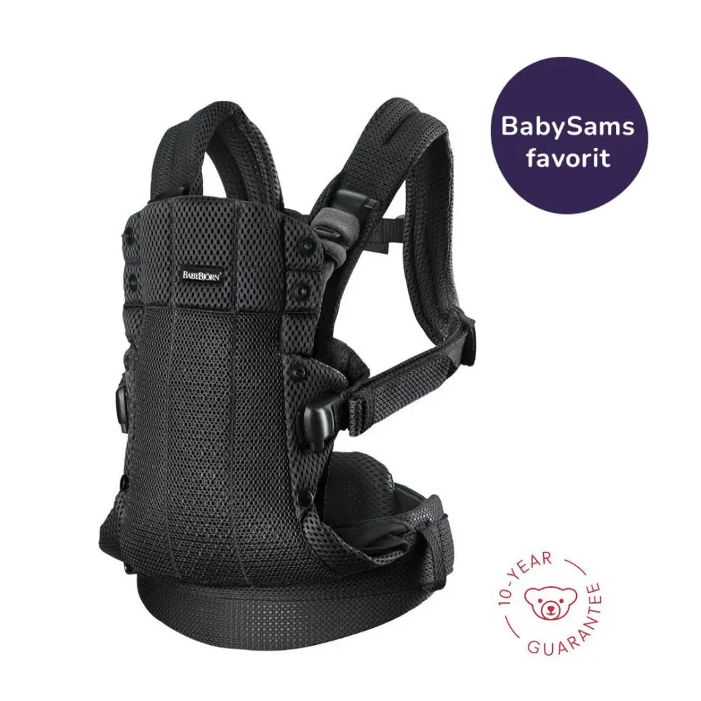 Babybjörn bärsele Harmony, svart 3D mesh, bild 2