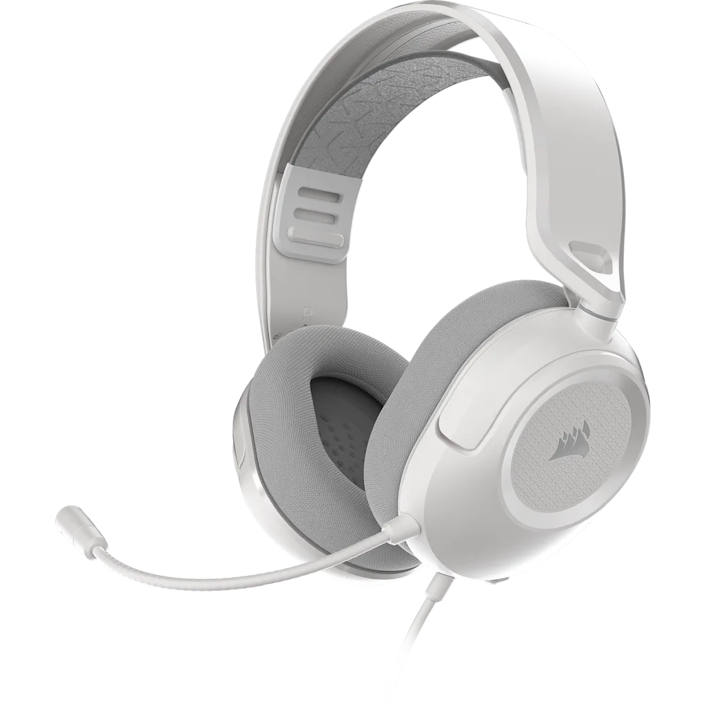Corsair HS35 V3 gamingheadset (vit)