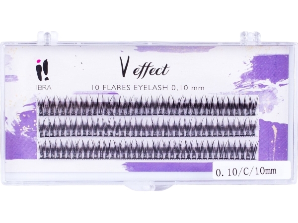 V Effect Eyelash Extensions 10mm