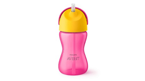 Philips Avent Sugrörsmugg Bendy Rosa & Gul 300 ml, bild 5