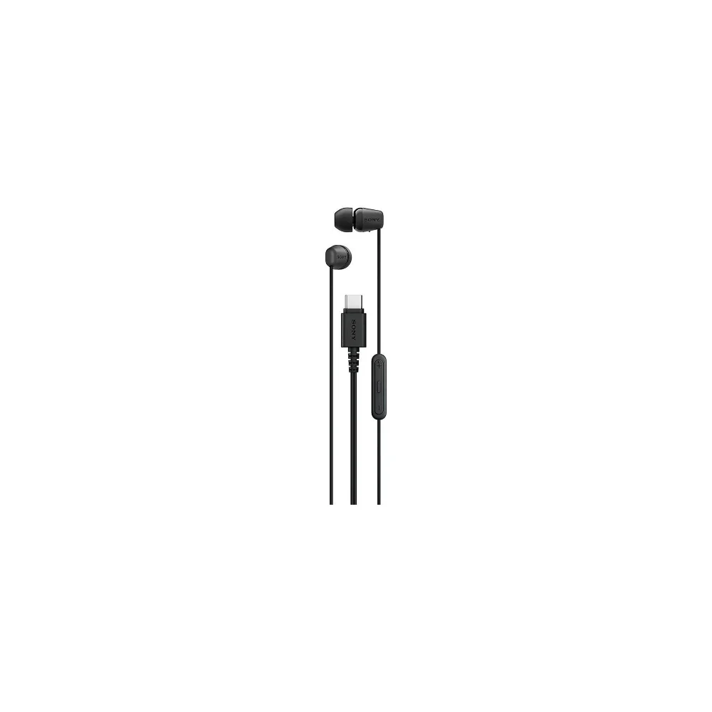 Sony trådbundna in-ear-hörlurar med USB-C (svarta)