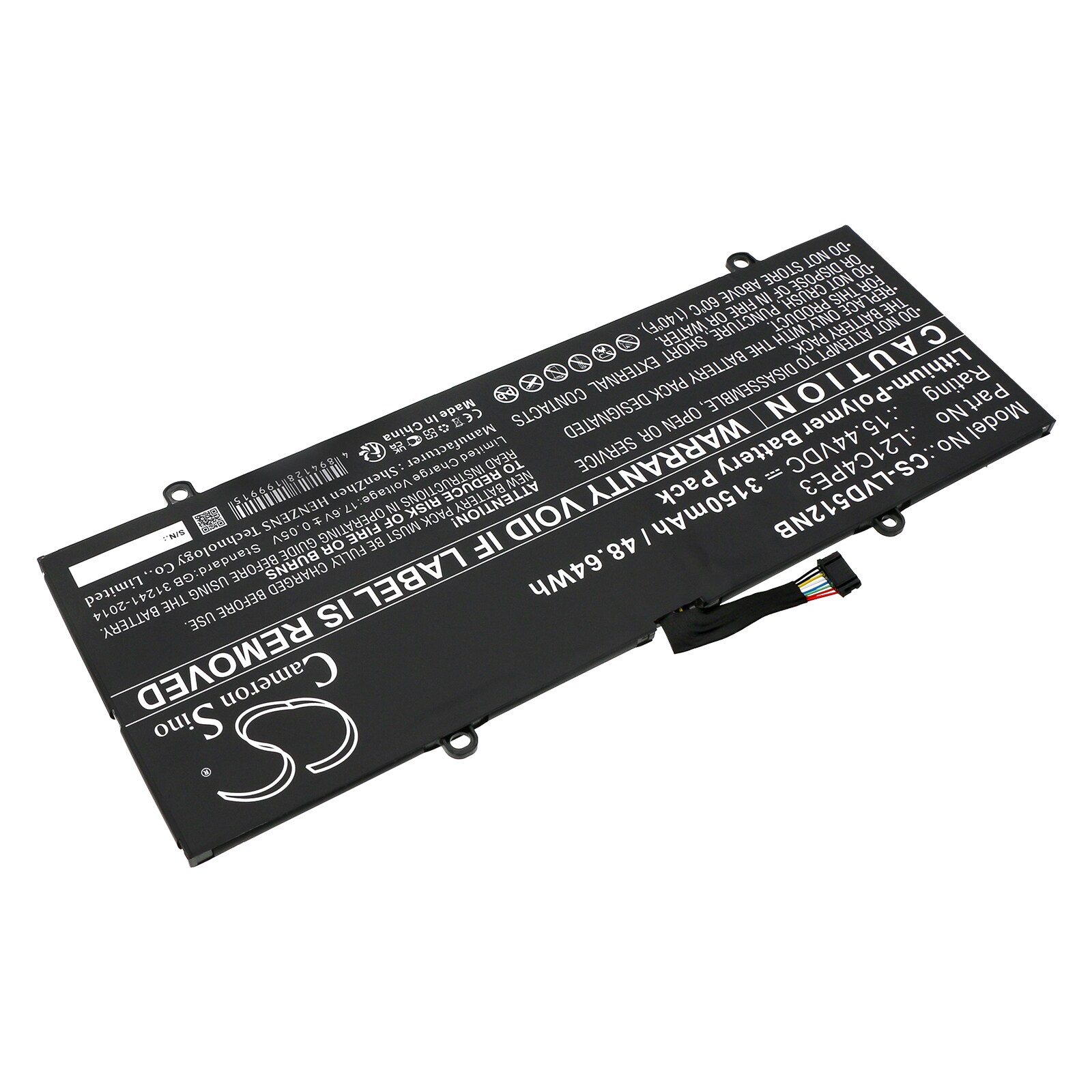 Batteri till Notebook, Bärbar dator för Lenovo IdeaPad Duet 5 12IRU8 83B3001HPH m.fl., bild 2