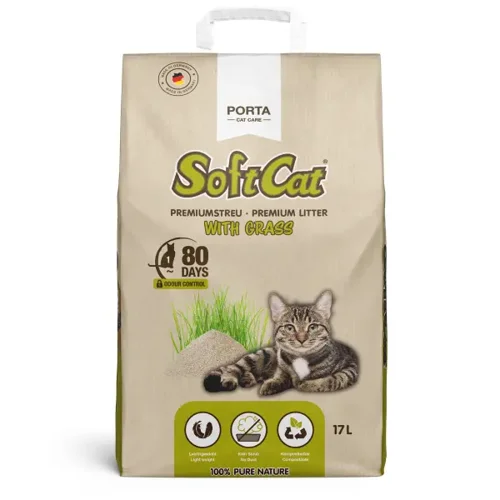 SoftCat Grass - 17 L - Catlitter