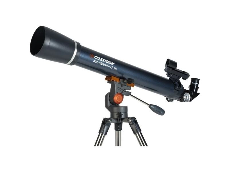 Celestron AstroMaster LT 70AZ, svart, blå, 711 mm