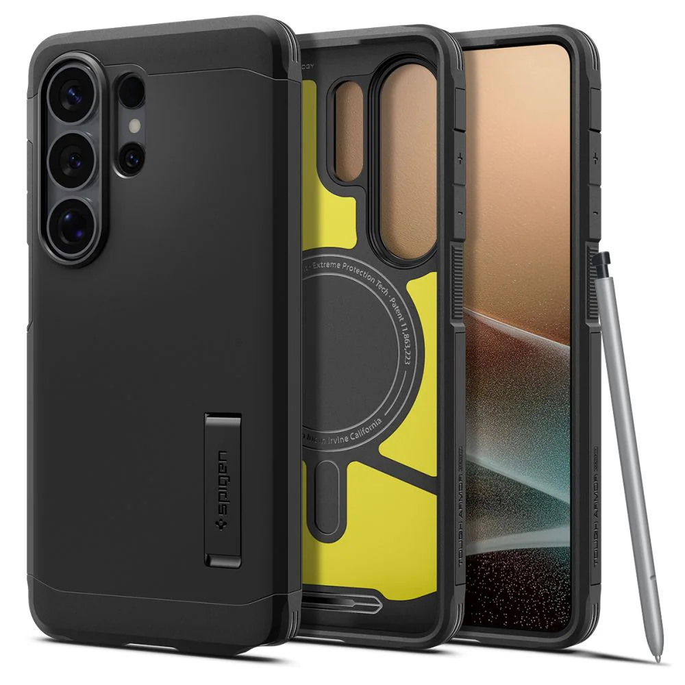 Spigen Tough Armor (Magfit), Mobilskal, Samsung, Galaxy S26 Ultra, 17,5 cm (6.9), Svart