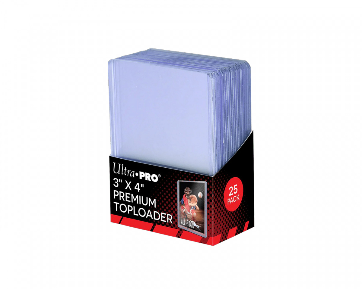 Ultra Pro 3" x 4" Toploader Premium Super Clear (25-pack)