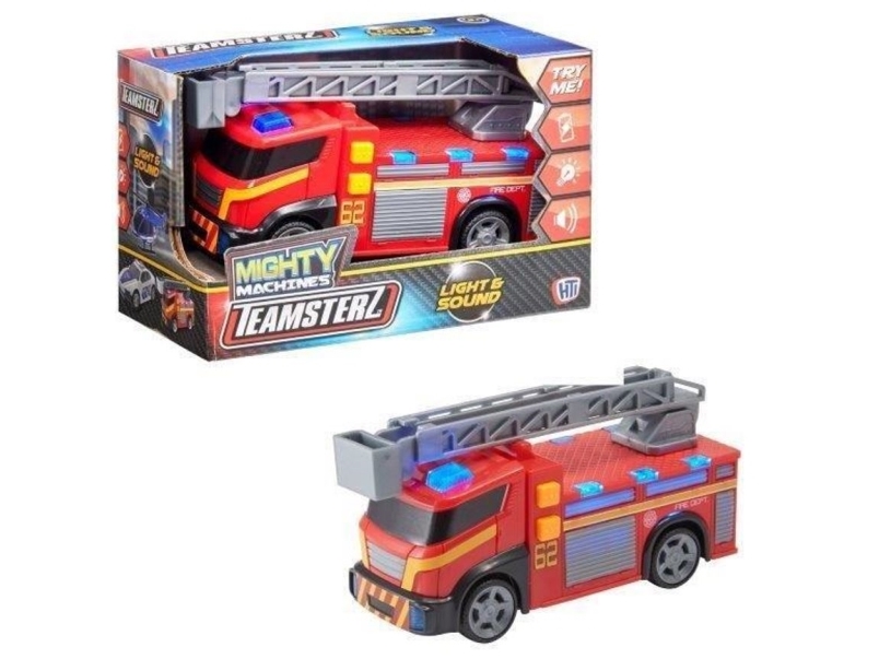 HTI Toys Teamsterz Mighty Machines Small ljus & ljud brandbil
