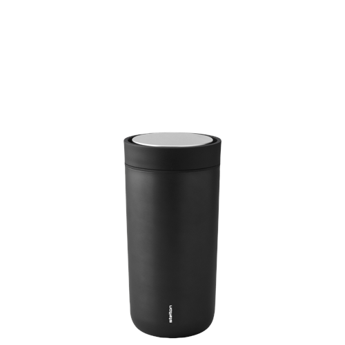 Stelton - To-Go Click Termosmugg 0,4 L (Svart Metallic)