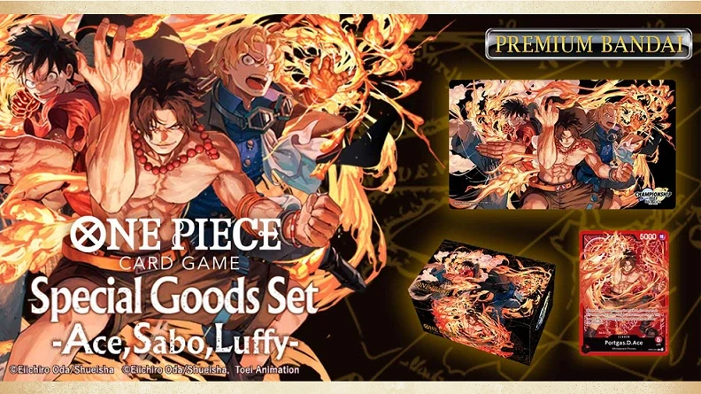 One Piece CG Goods Set Ace/Sabo/Luffy