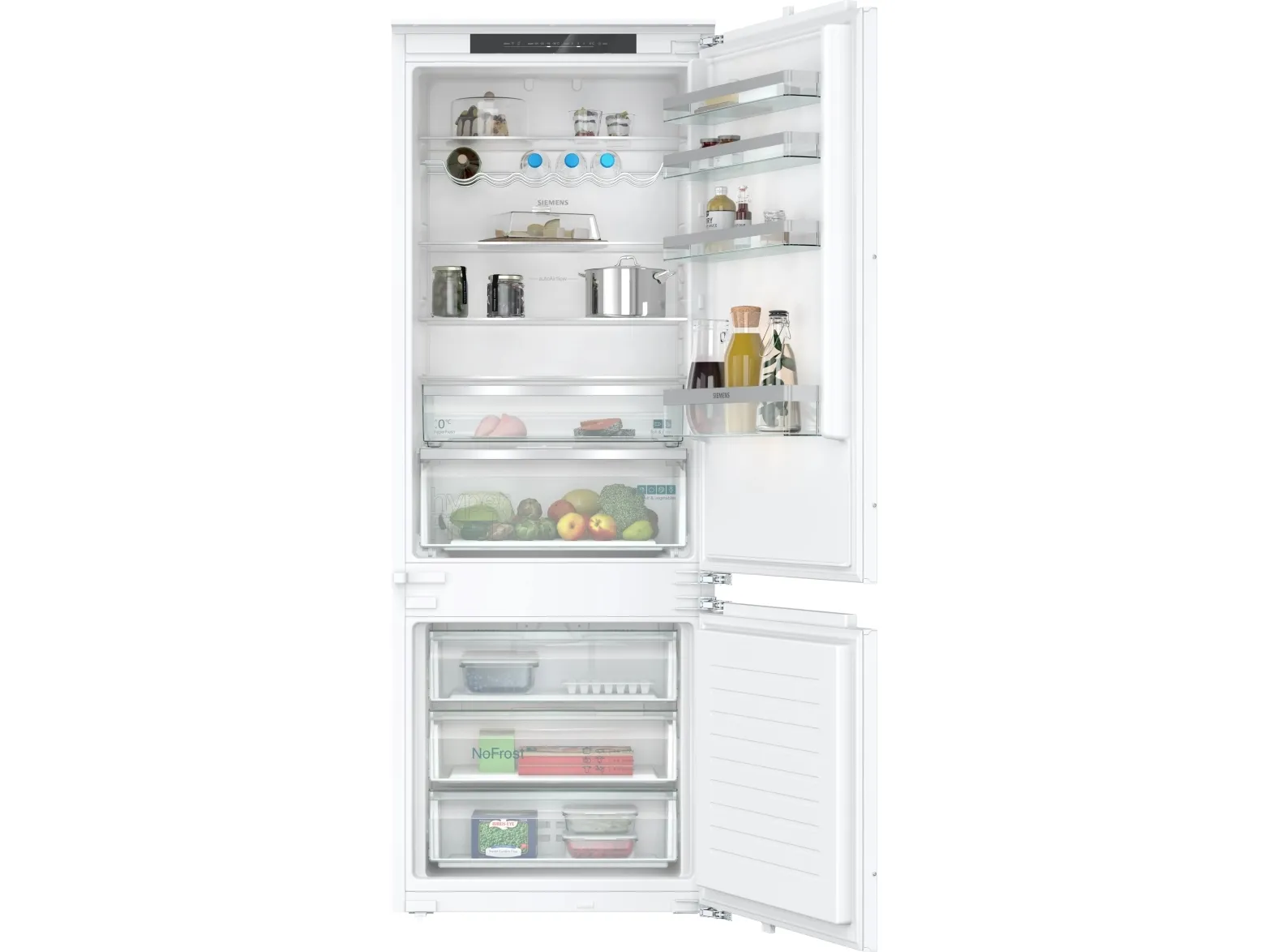Siemens iQ300 KB96NVFE0 integrerad kyl/frys 383 liter