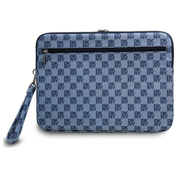 DKNY Sleeve rutigt mönster tryckta ränder 14" fodral för bärbar dator - Blå, bild 3