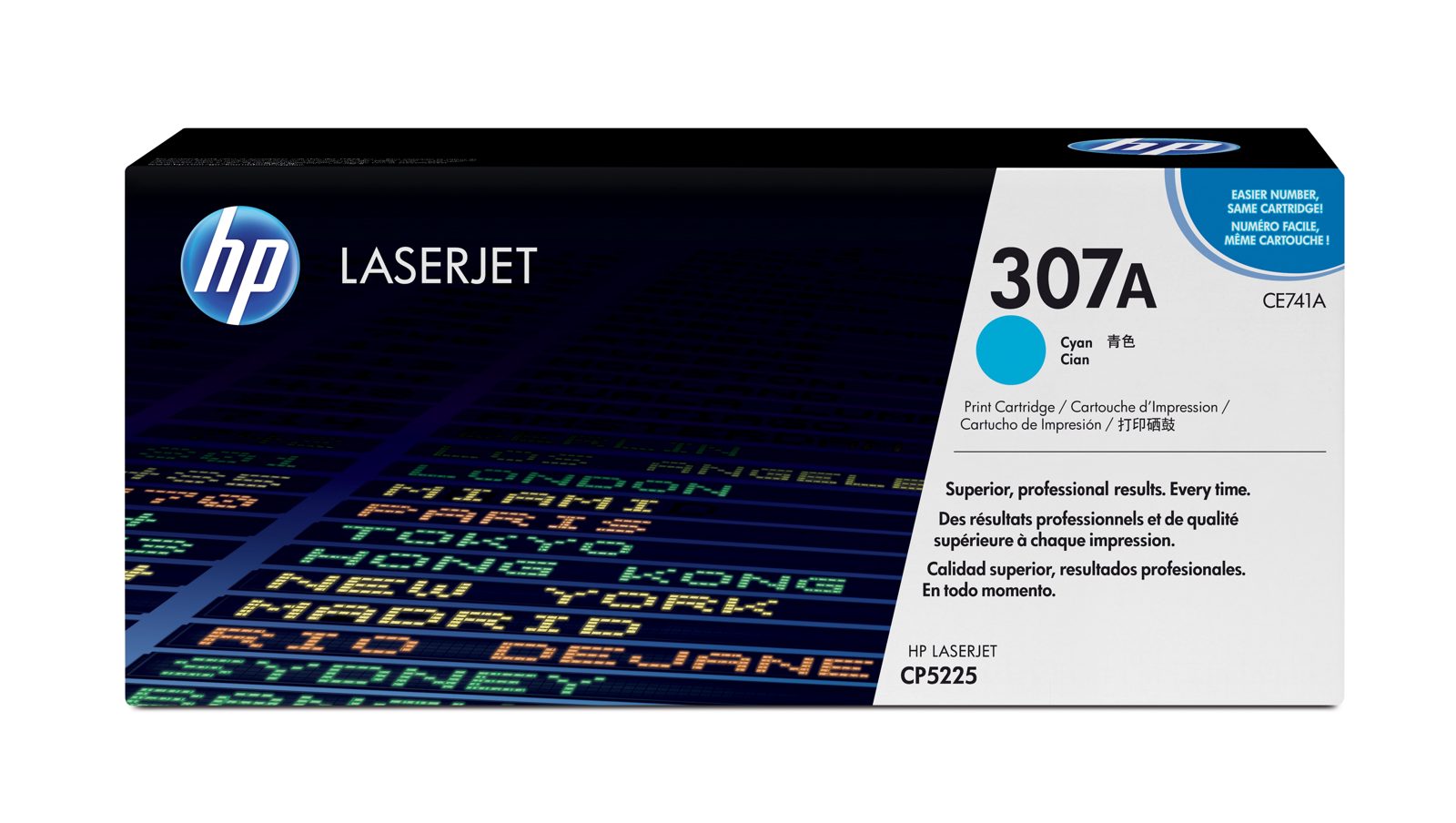 HP Toner CE741A 7,3K Cyan, bild 4