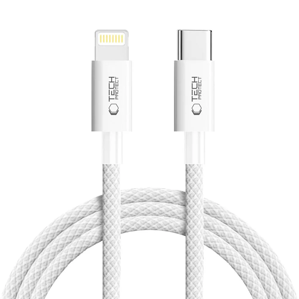 Tech-Protect UltraBoost USB-C / Lightning PD27W/3A-kabel 200 cm - grå