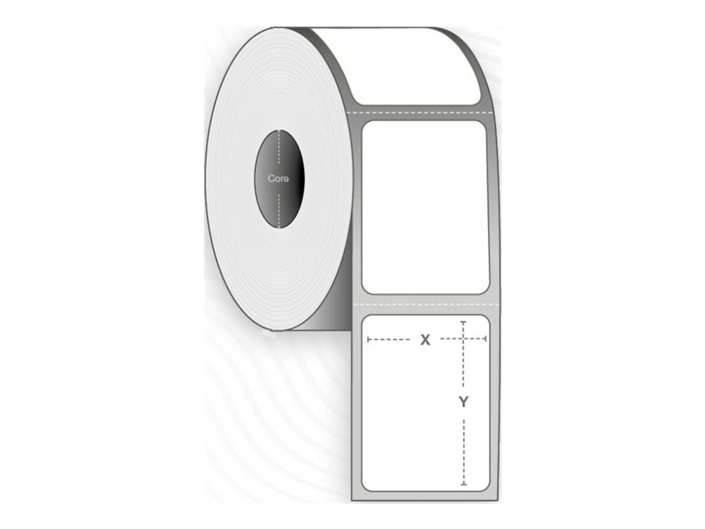 Capture - Permanent häftning - perforerad - vit - 102 x 192 mm 2800 etikett (er) (4 rulle/rullar x 700) transportetiketter