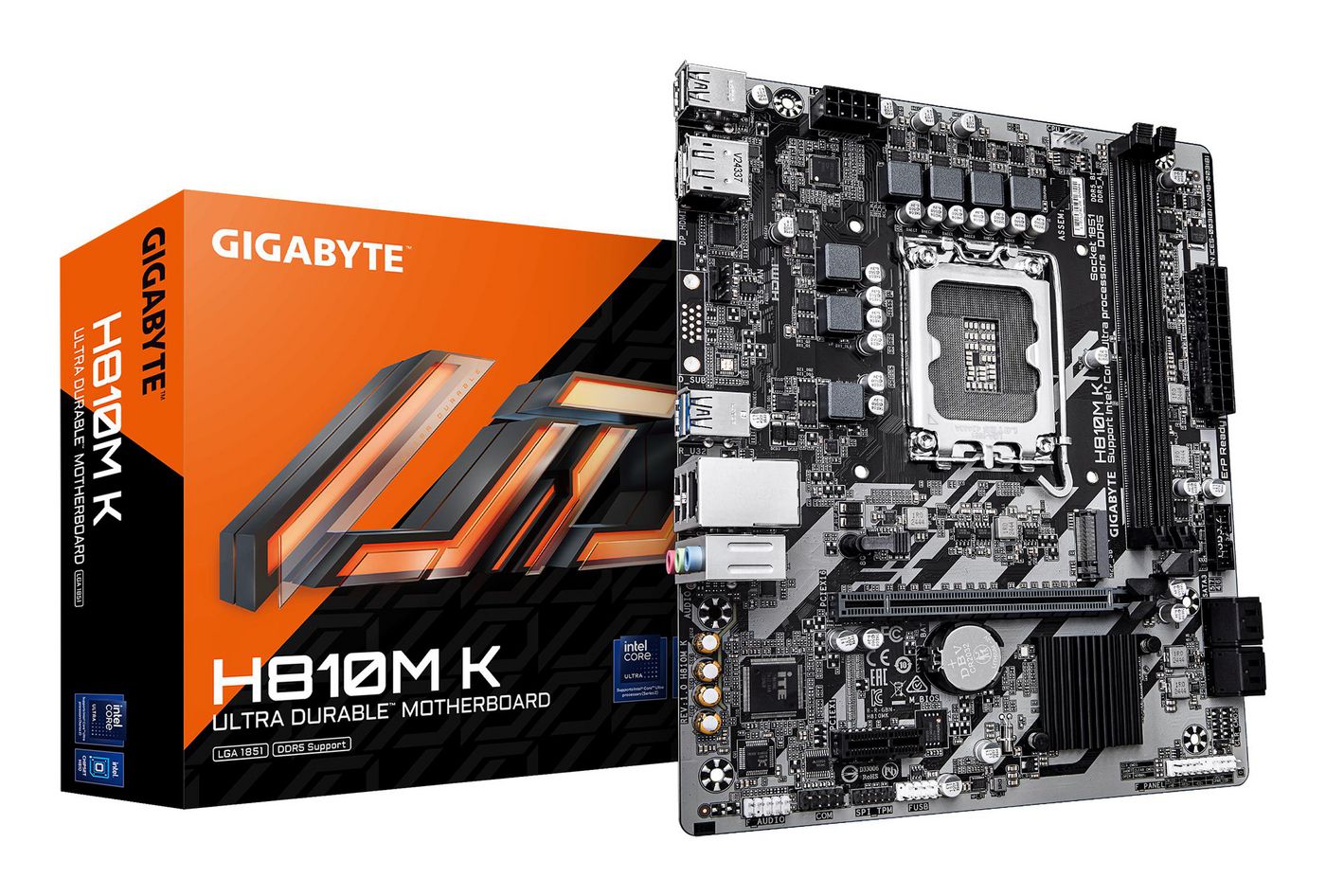 Gigabyte H810M-K mATX LGA1851, bild 4