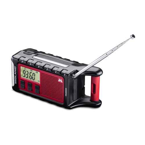 Midland ER 300 Pro, 10000 mAh, Litium-Ion (Li-Ion), Svart, Röd