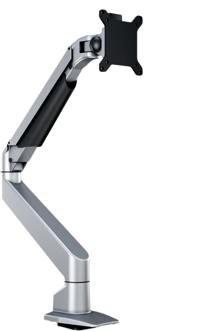 M VESA Gas Lift Arm Single Silver