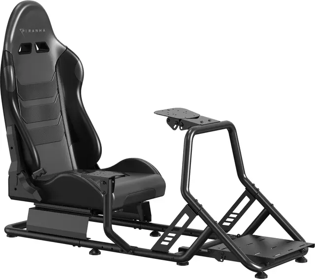 Piranha racingsimulatorcockpit (svart)