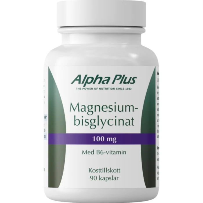 Alpha Plus Magnesiumbisglycinat 100 mg 90 st