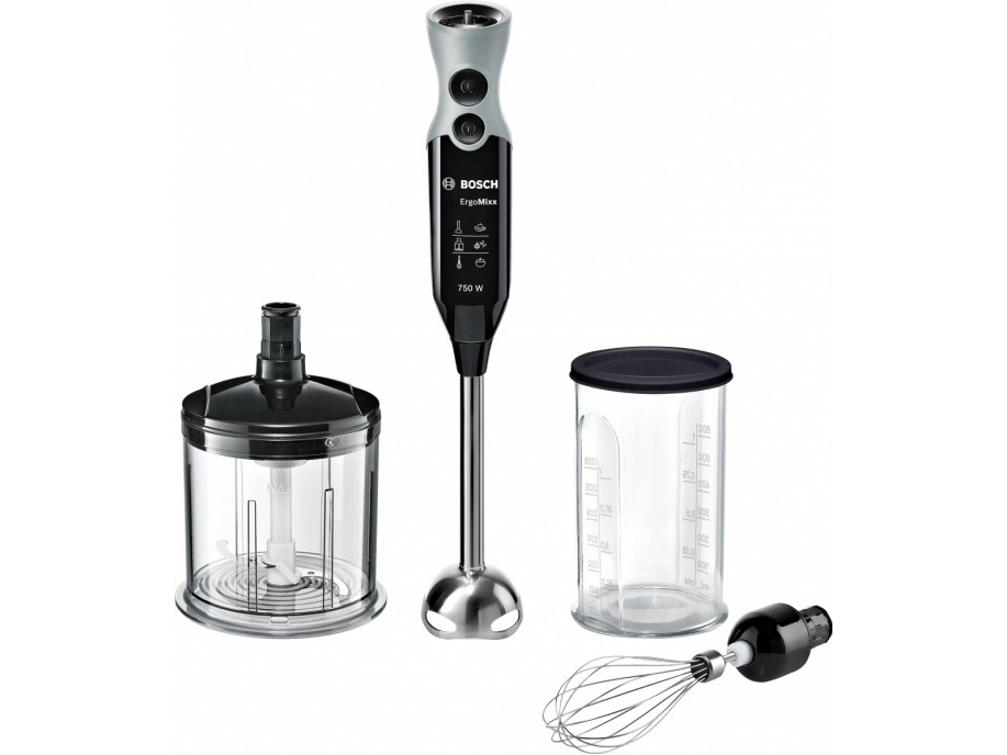 Bosch ErgoMixx MSM67160 - Handmixer - 750 W - svart/grå