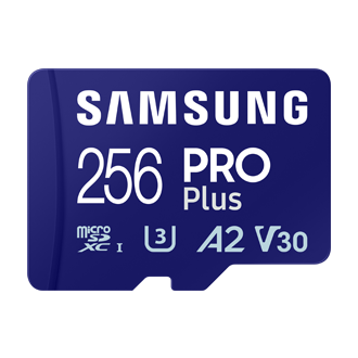 Samsung PRO Plus microSDXC 256GB & SD adapter - Minneskort