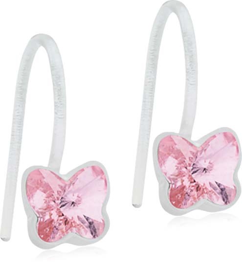 Blomdahl Medical Plastic Pendant Fixed Butterfly 5 mm Light Rose