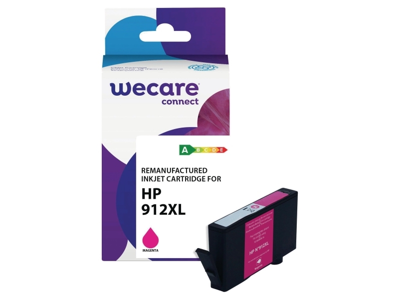 Bläckpatron Wecare HP 912XL, bläckstråle, 700 sidor, magenta
