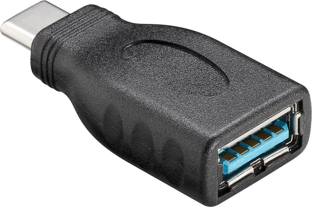 Goobay USB-A OTG till USB-C-adapter- Svart