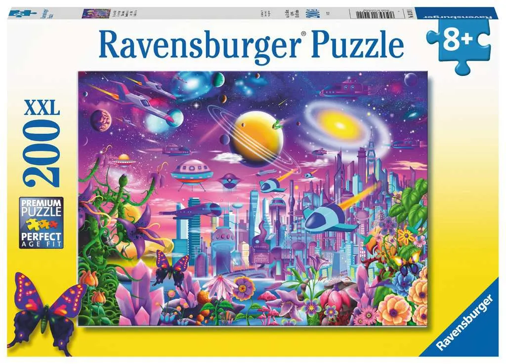 Ravensburger Cosmic City, 200 styck, Fantasi, 8 År