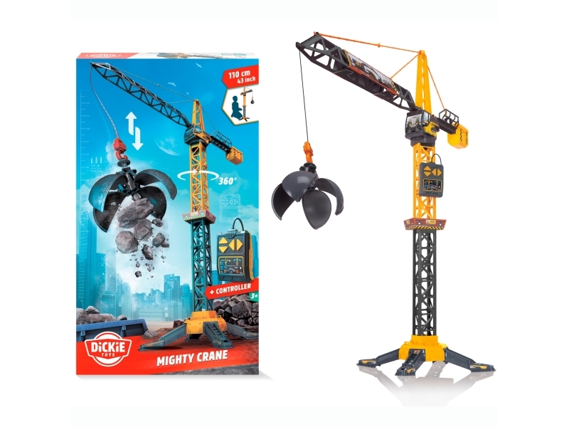 Dickie Toys - Stor Radiostyrd Kran 110 cm