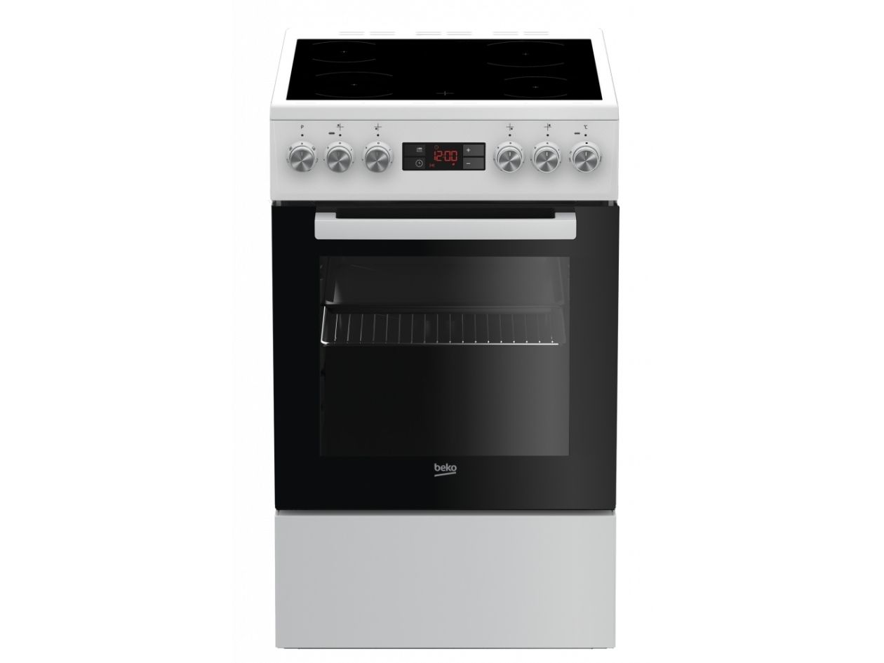 Beko FSM57300GW fristående spis 55 L energiklass A 500 mm, vit