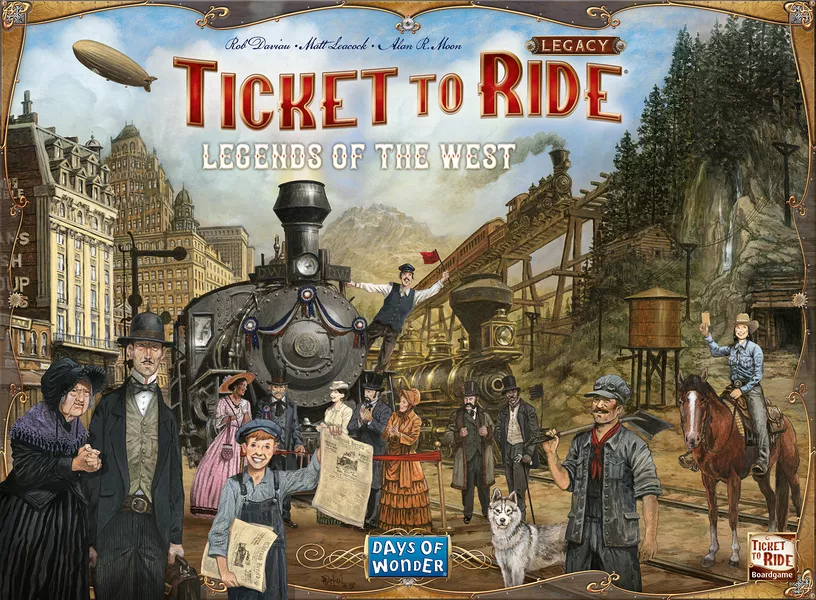 Ticket To Ride Legacy - Legends of the West, bild 4