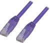 Deltaco UTP Cat.6 patchkabel 10m, lila, bild 2
