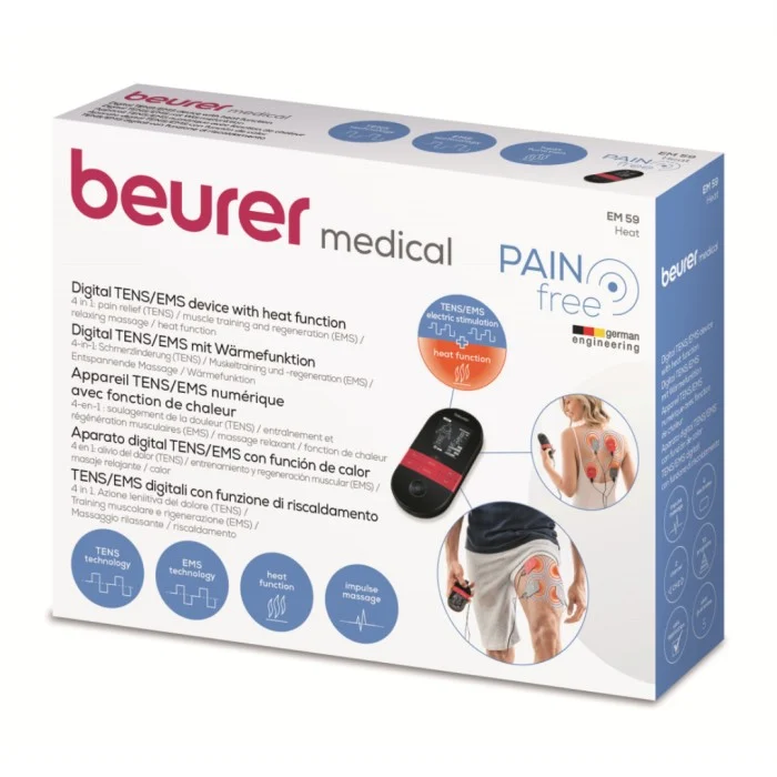 Beurer EM 59 TENS/EMS Muskelstimulator med värme