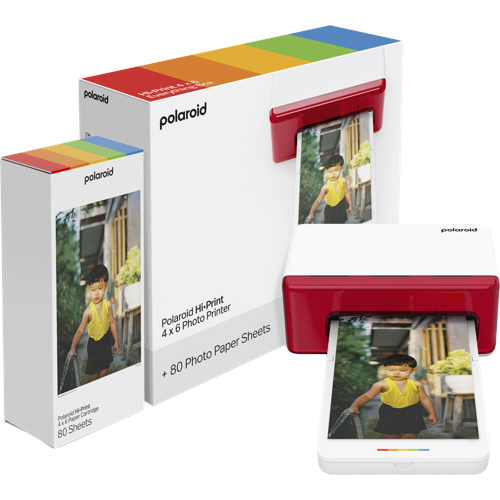 Polaroid Hi-Print 4x6 fotoskrivare startpaket, vit